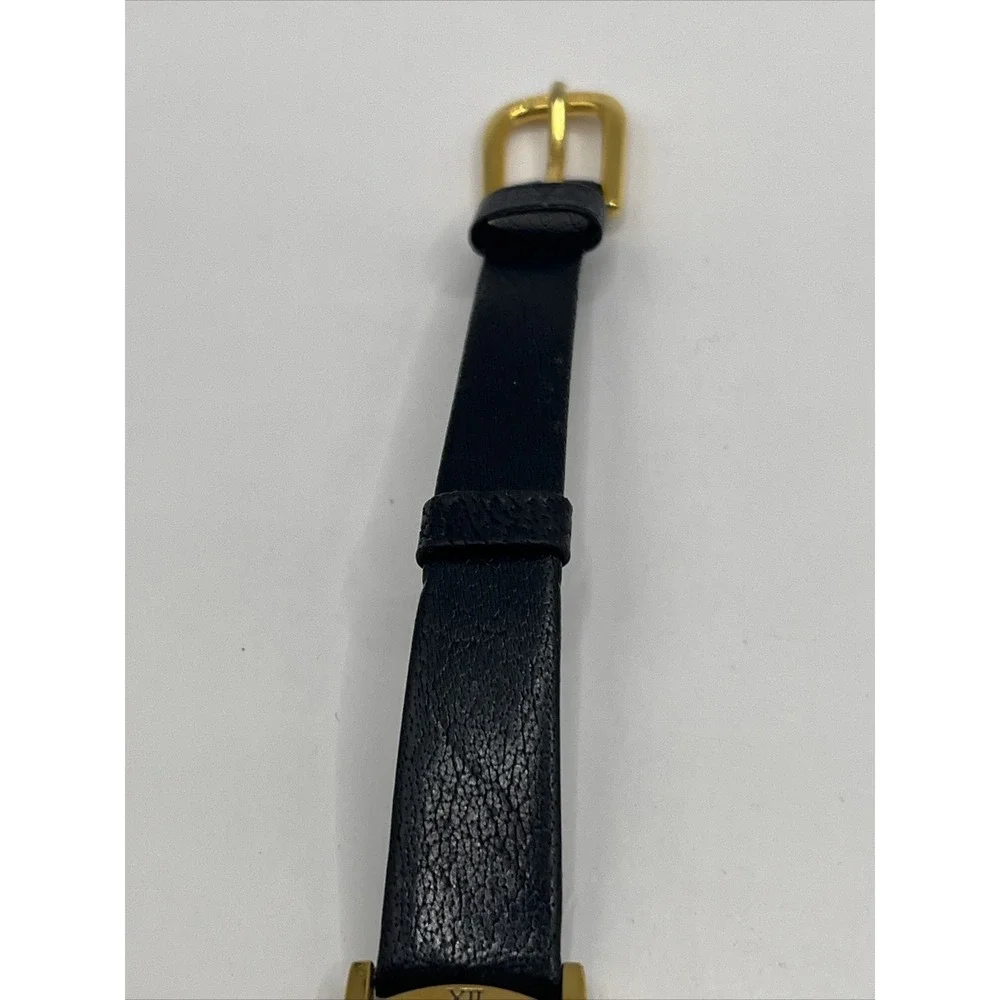 Oswalt Restaurant Supply Women's Quartz Watch‎ Black Leather Band- New Battery
